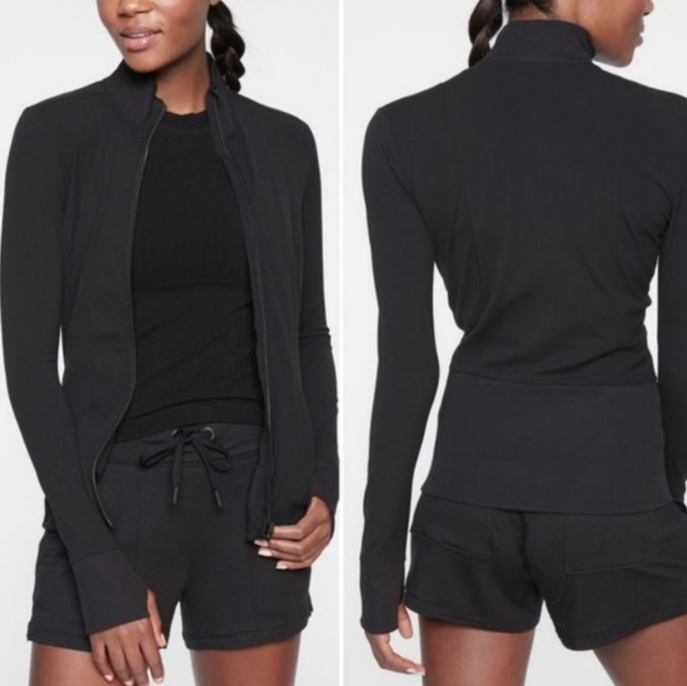 ATHLETA Jacket Black Size M